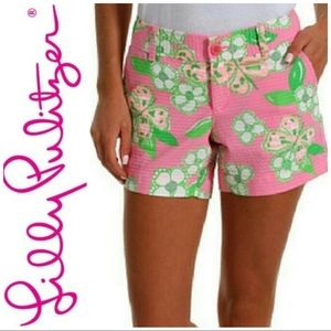 Lilly Pulitzer Pink Floral Women's Shorts